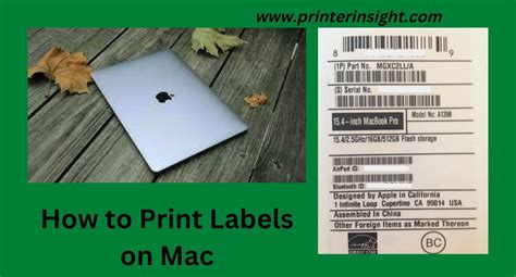 How to Print Labels on a Mac: When Coffee Spills on Your Keyboard